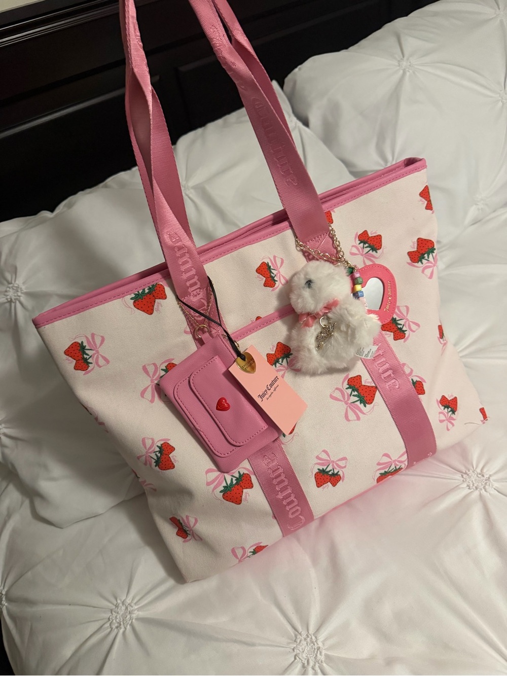 juicy couture strawberry tote bag